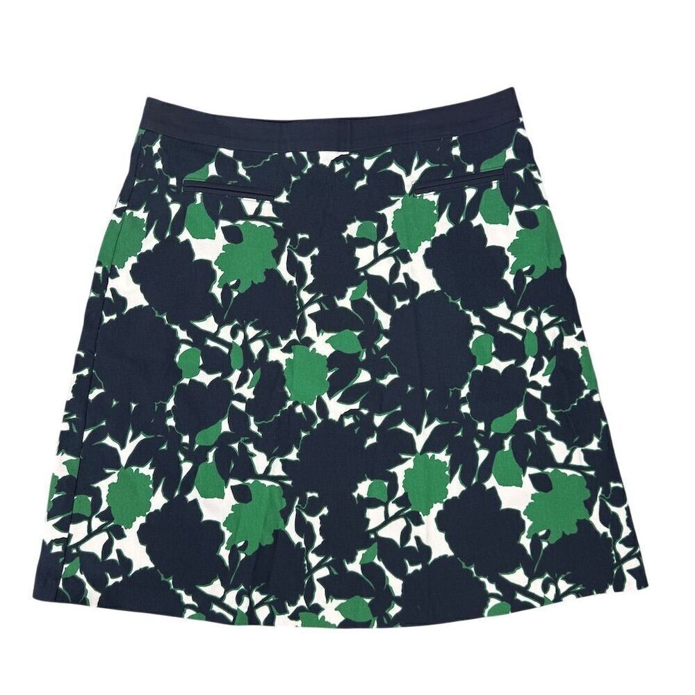 Margaret M Women's Size Medium A-Line Floral Knee Length Skirt Multicolor Casual